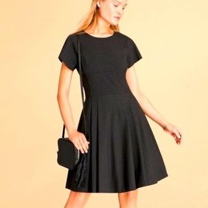 Brooks Brothers Red Fleece Polka Dot Dress